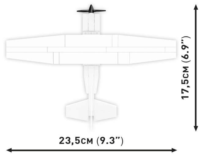 Cobi kockák Cessna 172 Skyhawk építőjáték