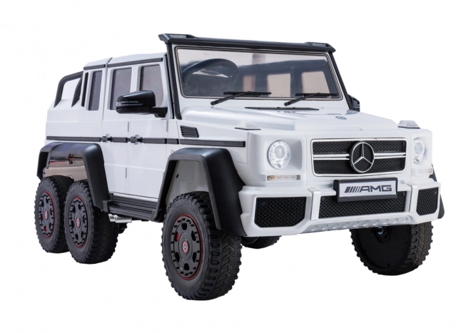 Autó akkumulátorral Mercedes G63 6x4 24V fehér