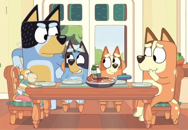 Puzzle 2x20 darabos Bluey gyerekeknek