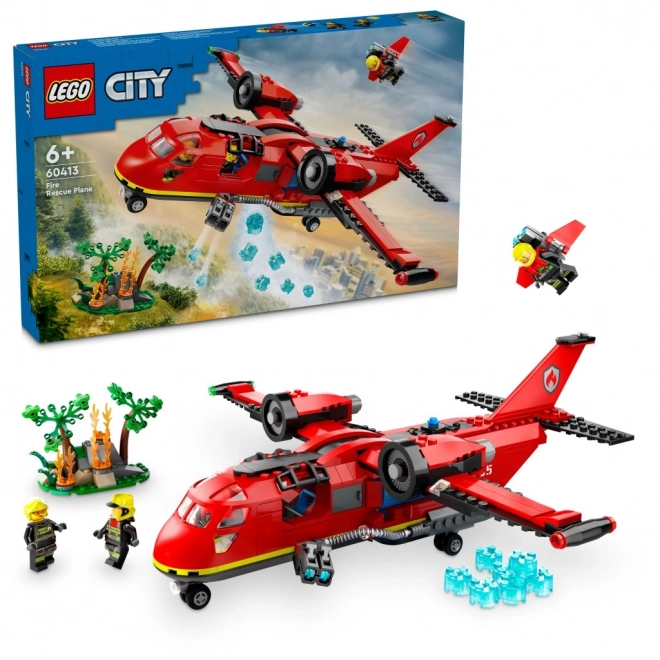 Lego City tűzoltó repülőgép mentőakció