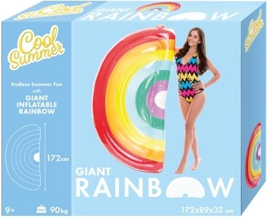 TM Toys szivárvány alakú felfújható matrac