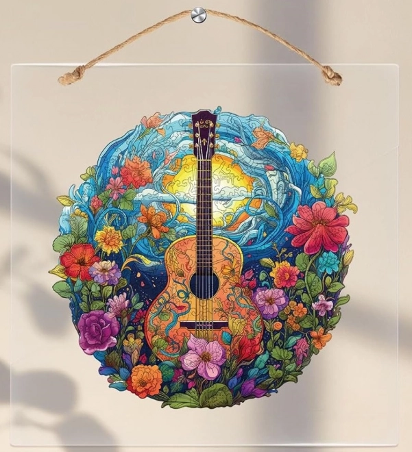 Fa puzzle Gitár 200 darabos