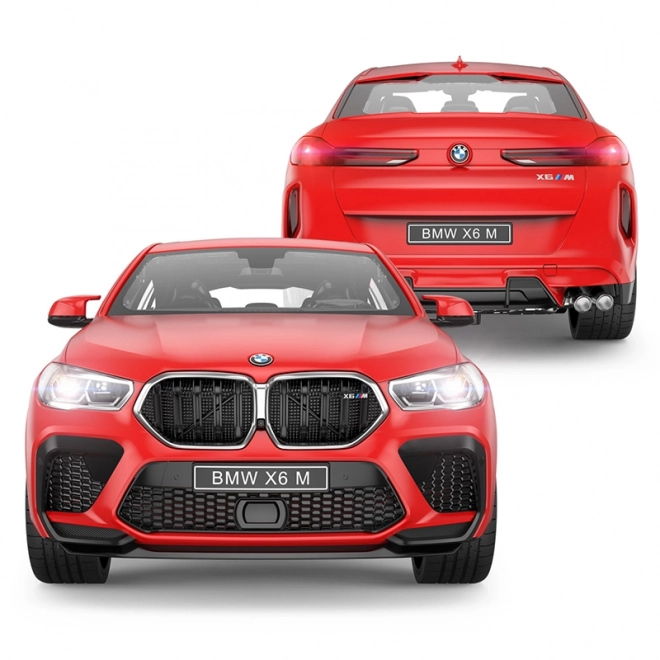 bmw x6 m piros távirányítós autó 1:14 méretarányban