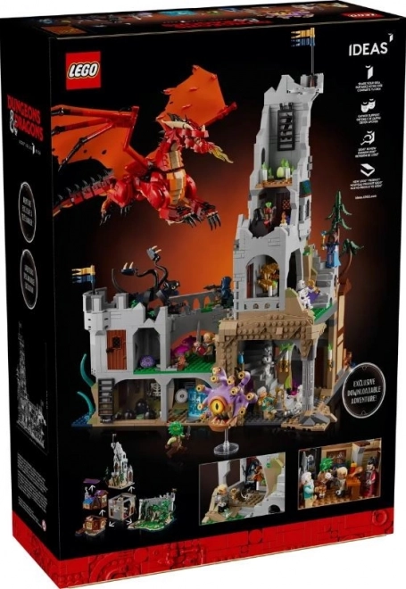 lego ideas: a vörös sárkány meséje dungeons & dragons