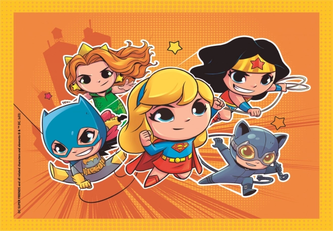 Clementoni: 4 az 1-ben puzzle - DC Superfriends