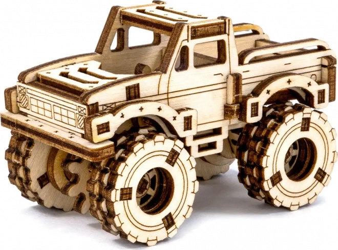 fa 3D puzzle szupergyors monster truck