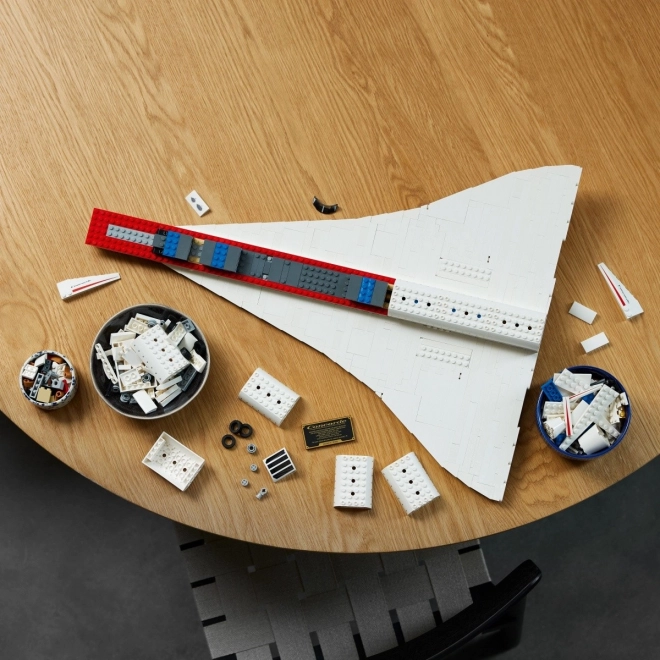 Lego ikonikus Concorde modell