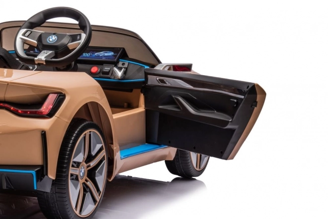 Akkumulátoros BMW I4 Arany 4x4 Játékautó