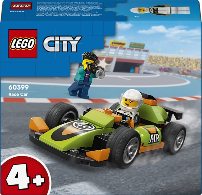 Lego City zöld versenyautó