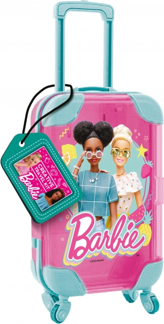 Barbie kreatív utazós készlet bőröndben
