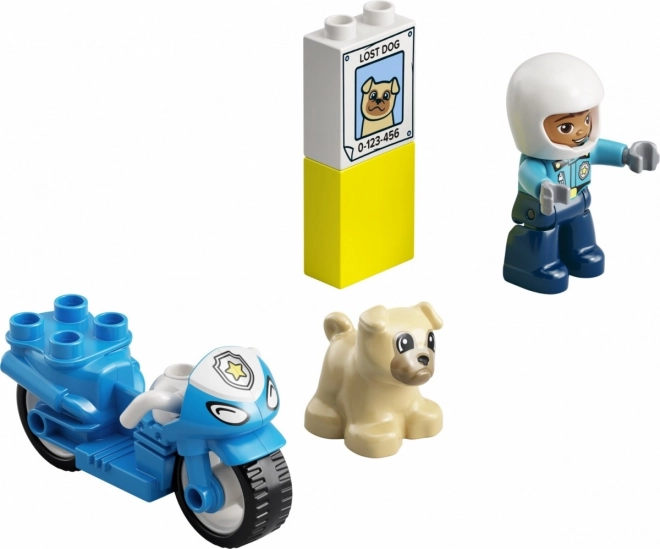 Lego Duplo városi rendőrmotor