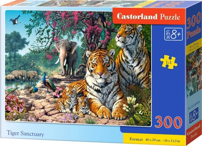 Tigrisek menedéke puzzle 300 darabos