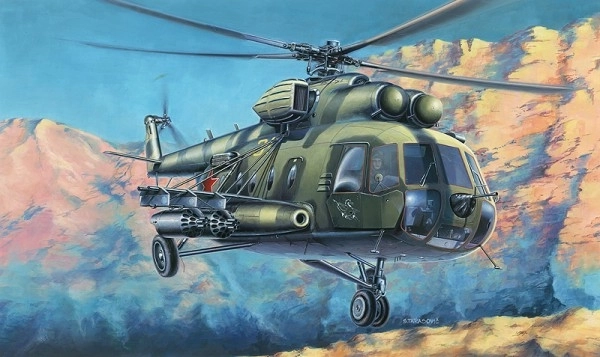 Mil Mi-8 helikopter modell 1:72