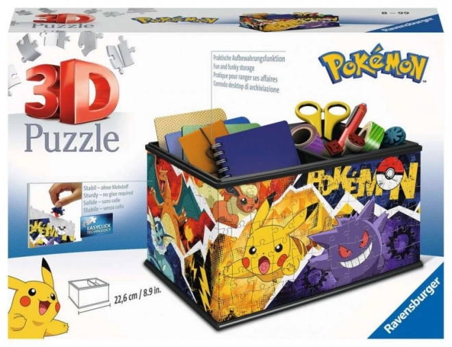 Pokemon 3D Szkatułka 216 darab puzzle