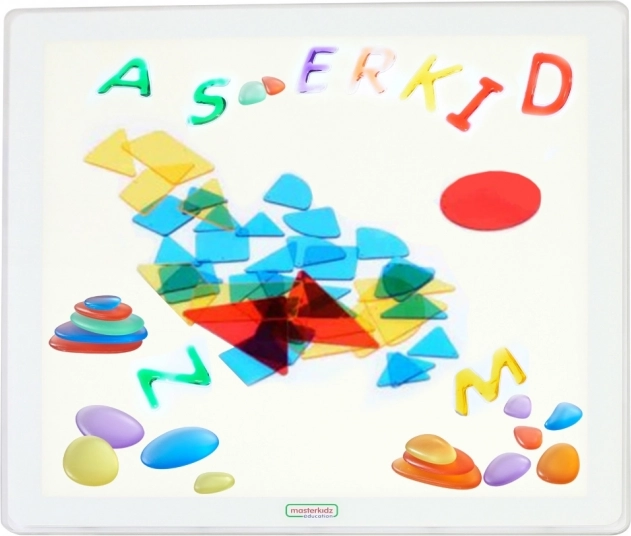 Masterkidz Négyszögletű LED fény panel színes + kiegészítő készlet