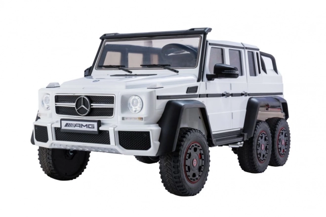 Autó akkumulátorral Mercedes G63 6x4 24V fehér