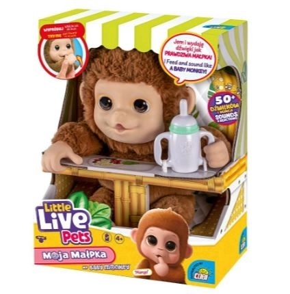 Interaktív majom - Little Live Pets Mango