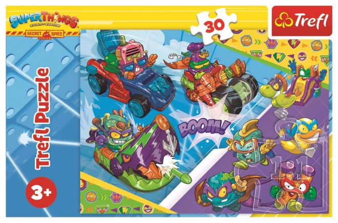 Trefl puzzle super things: szuper kém csapat 30 darabos