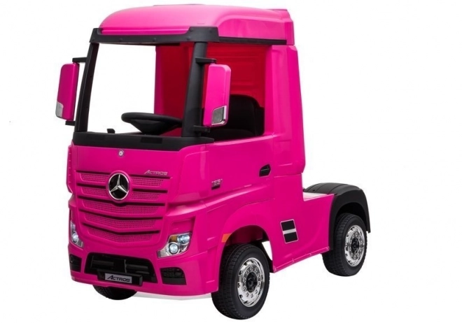 Mercedes Actros játék teherautó rózsaszín 4x4