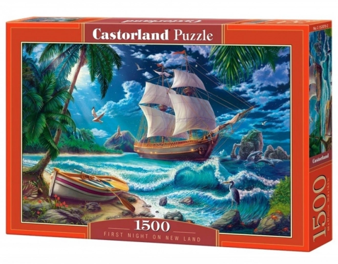 Castorland puzzle első éjszaka az új területen 1500 darabos