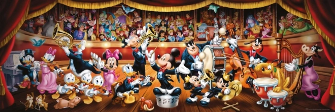 Clementoni panoráma puzzle Disney zenekar 1000 darabos