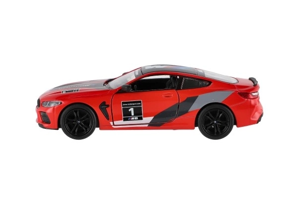 Kinsmart bmw m8 competition coupé autó modell