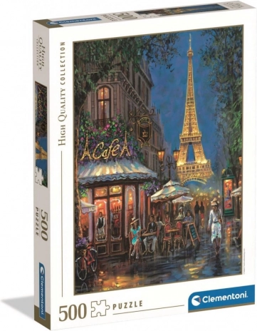 Clementoni Puzzle Night at the Eiffel Café 500 darab