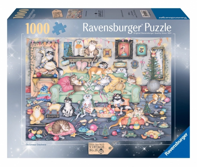 Ravensburger 1000 darabos macskás puzzle