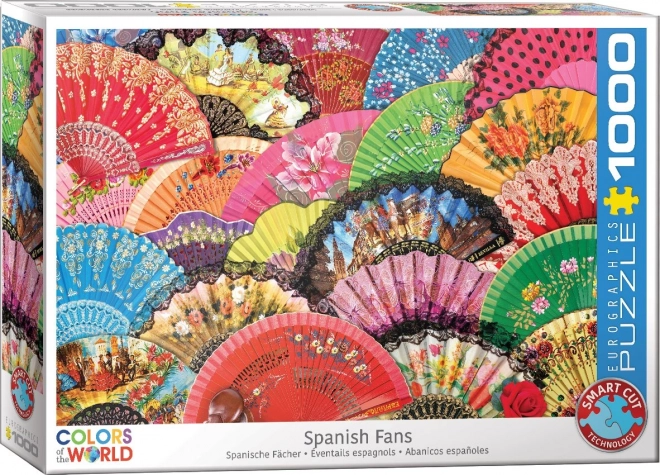 Eurographics 1000 darabos puzzle - Spanyol legyezők