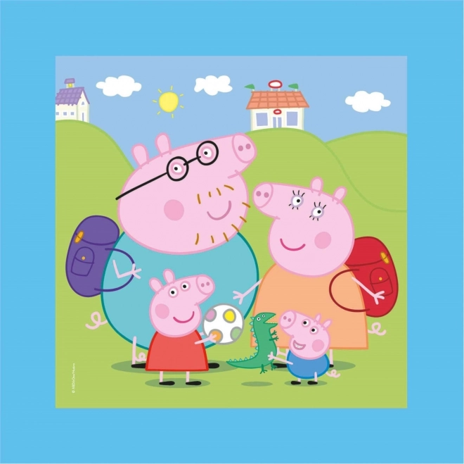 Peppa malac 60 darabos keretes kirakó