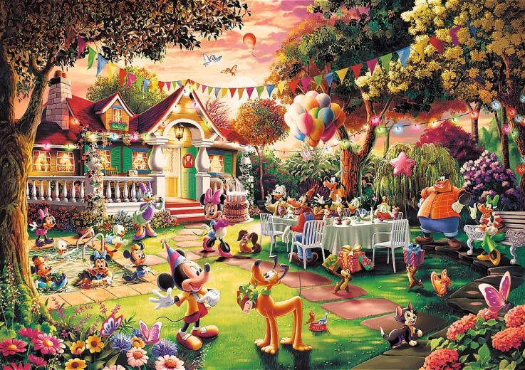 trefl puzzle mickey egér születésnapi buli 1000 darab premium plus