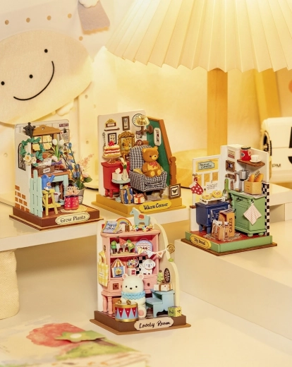 Elbűvölő mini kert dekorációnak