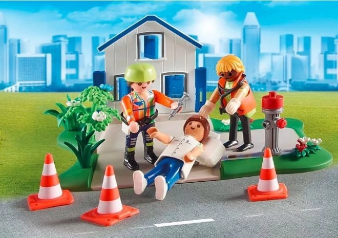 Playmobil mentőakciós figurák készlet