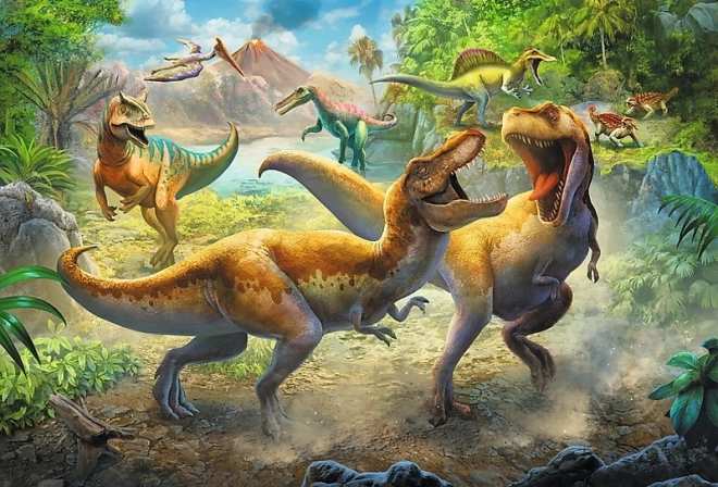 Tyrannosaurus Rex harci puzzle - 160 darabos