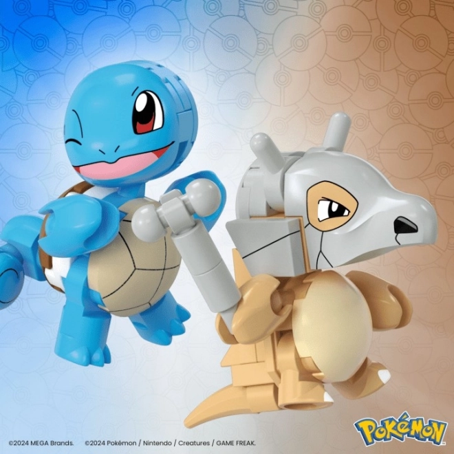 Mega Pokémon építőjáték Squirtle és Cubone