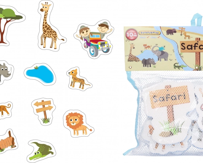Hab játékok a fürdőkádba Safari