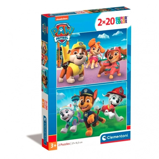 Paw Patrol Clementoni puzzle 2x20 darabos