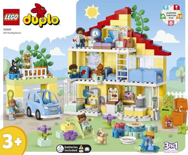 Lego Duplo családi ház 3 az 1-ben készlet