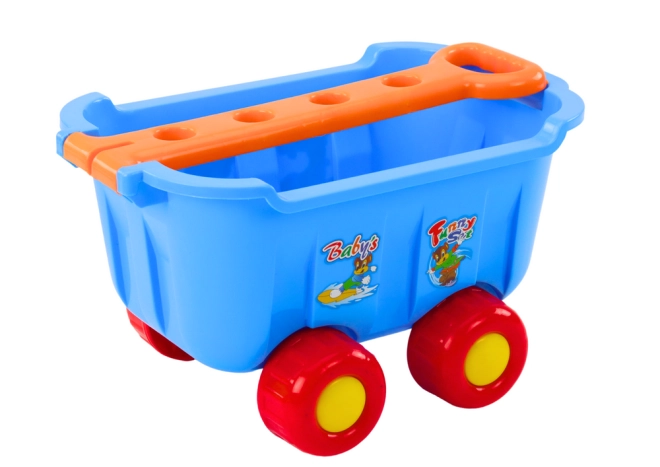 Praktikus kék kiskocsi