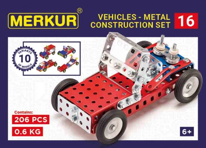 Merkur Buggy Építőkészlet - 10 modell, 205 darabos