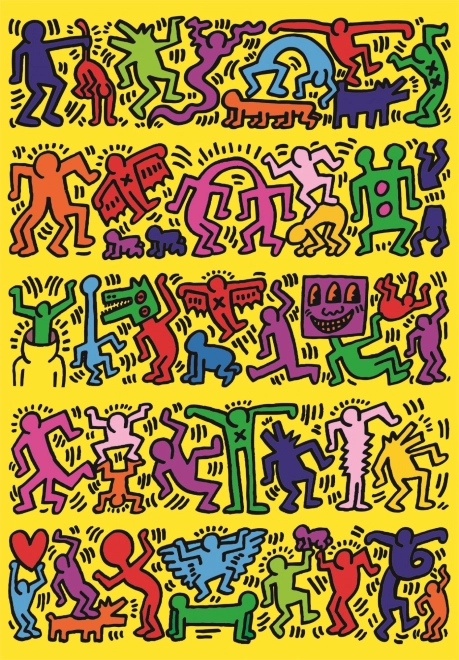 Clementoni puzzle művészet sorozat: Keith Haring 1000 darabos