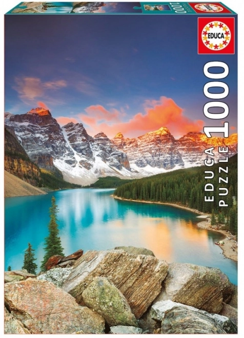 Educa puzzle moraine-tó, kanada 1000 darab