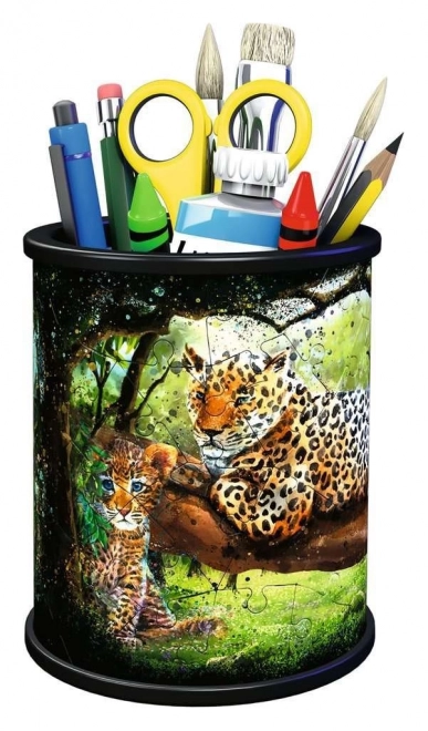 Ravensburger 3D puzzle ceruzatartó leopárdok