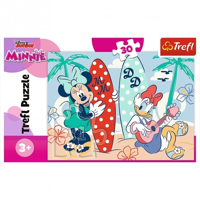 Színes MINNIE puzzle 30 darabos