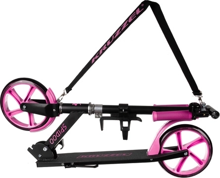 Összecsukható városi roller nagy kerekekkel (200 mm) gyerekeknek – rózsaszín