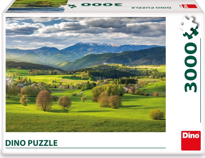 Puzzle Tavaszi táj a Povrazník felett