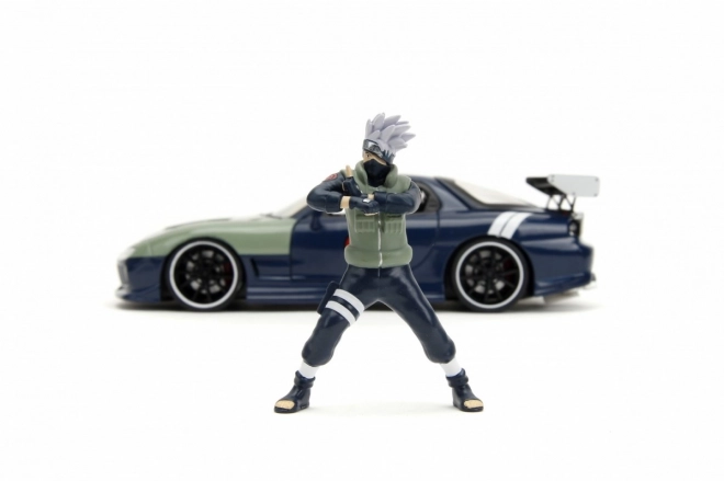 Naruto Mazda RX-7 modellautó és figura