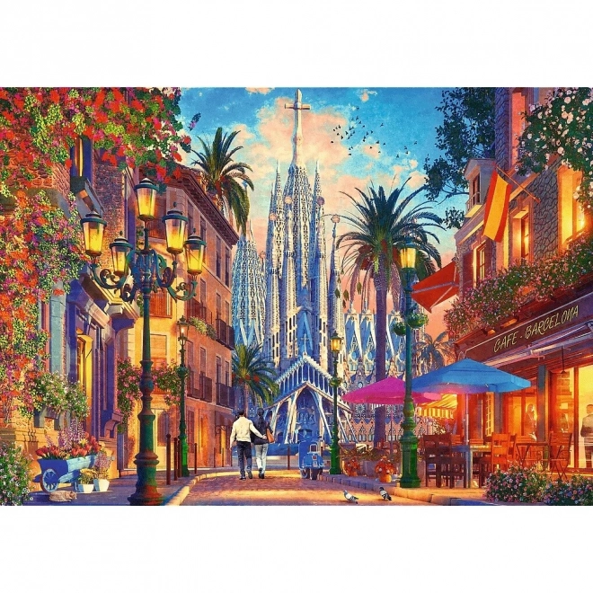 1000 darabos puzzle - Barcelona, Spanyolország