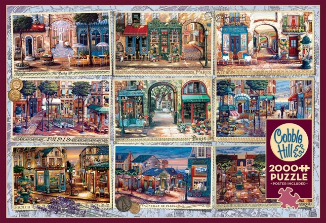 Cobble Hill Párizsi emlékek puzzle 2000 darabos