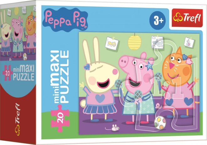 Peppa malac karaoke puzzle - 20 darabos